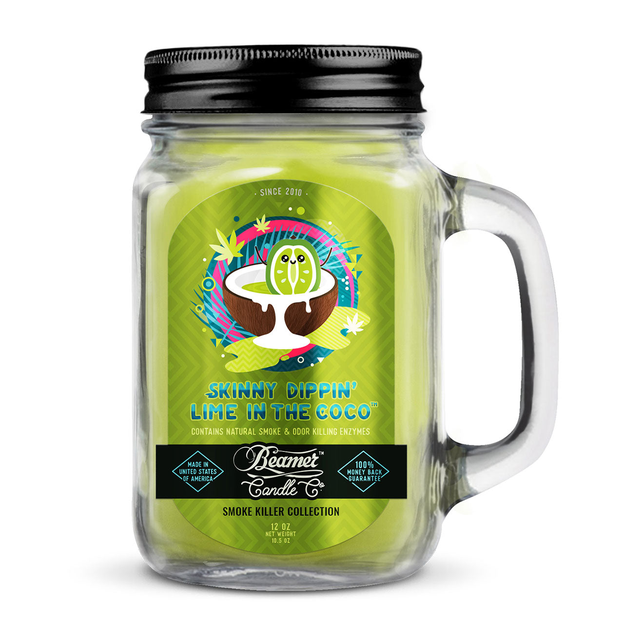 Beamer Candle Co. Skinny Dippin' Lime in the Coco 12 oz