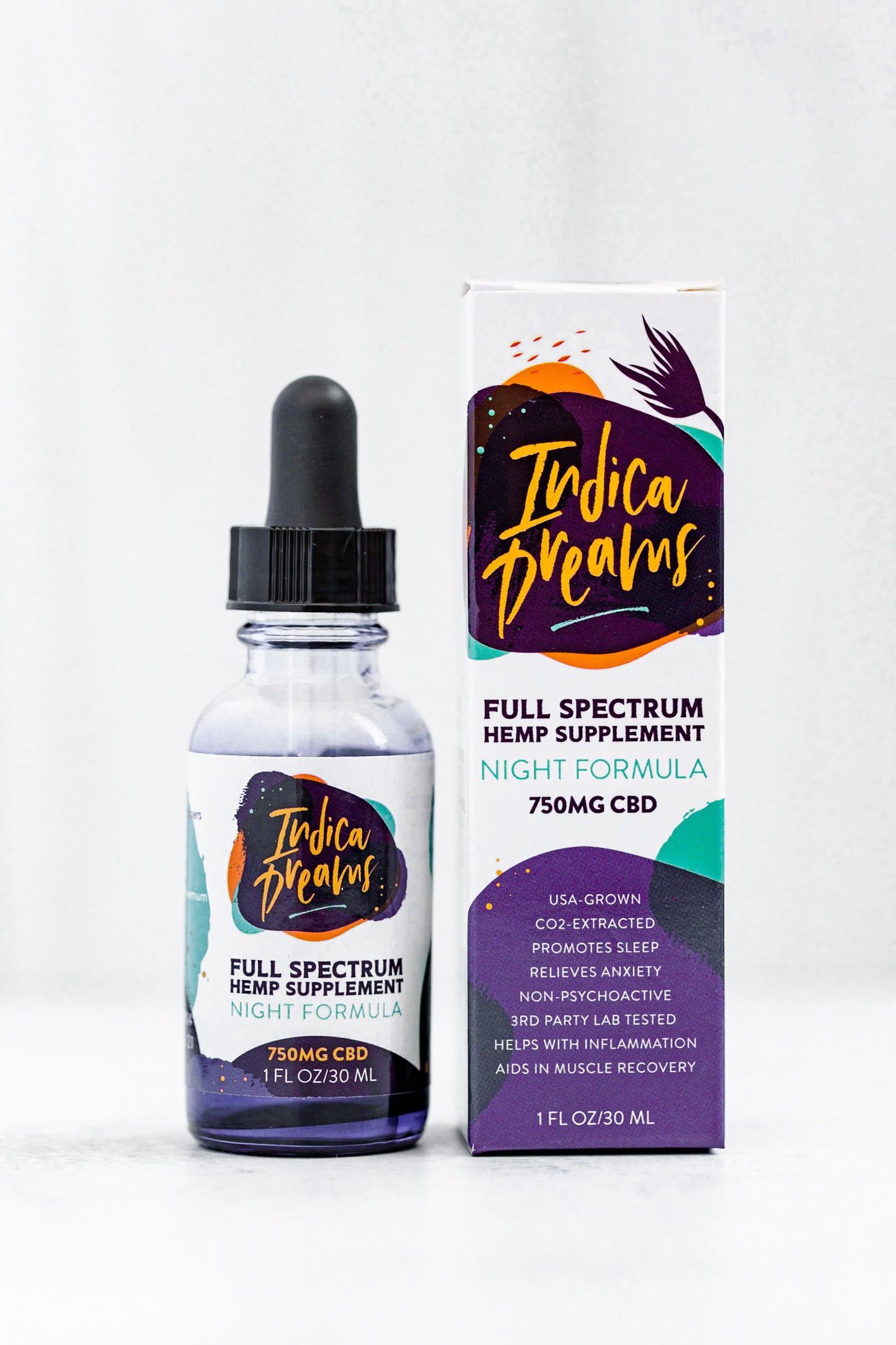 Full Spectrum Hemp CBD Oil – 750mg | NIGHT