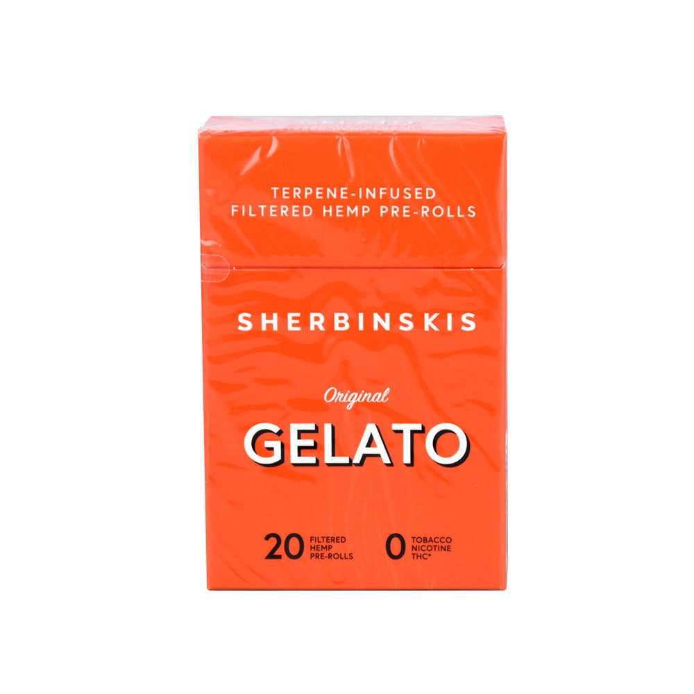 Sherbinski's Hemp Cigarettes - Gelato 1 CARTON