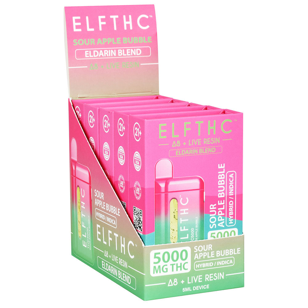 ELFTHC Eldarin Blend D8 + Live Resin Disposable | 5mL | 5pc Display