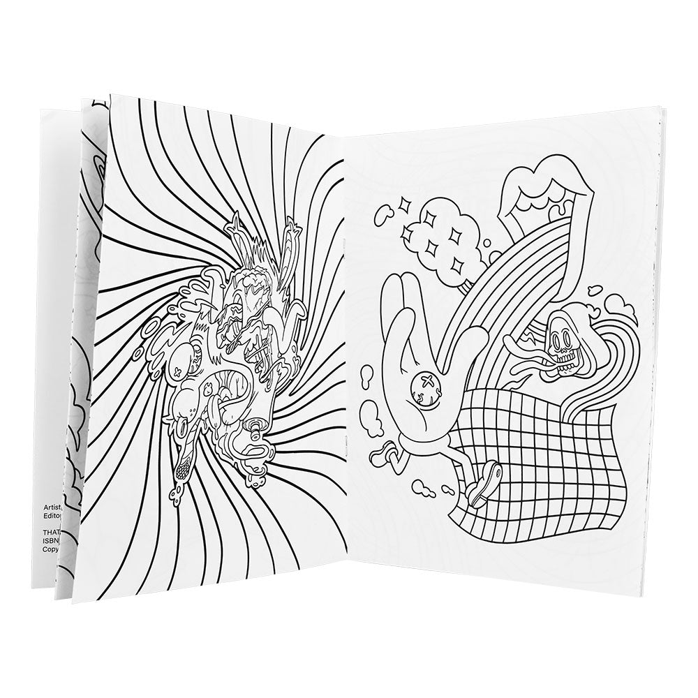 Wood Rocket That's Trippy Adult Coloring Book - 8.5"x11"