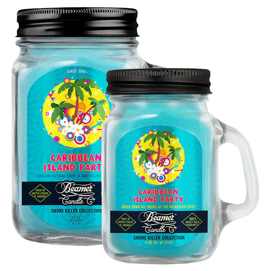 Beamer Candle Co. Mason Jar Candle | Caribbean Island Party