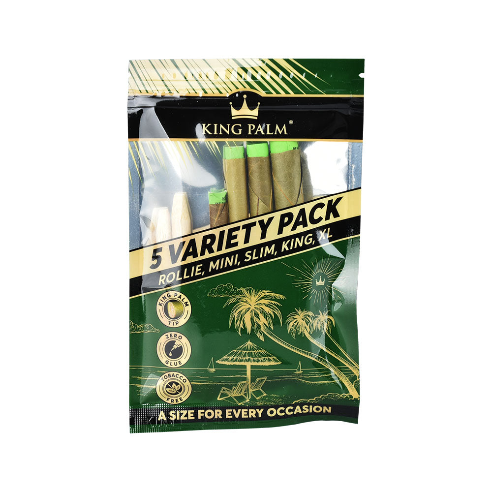 King Palm Hand Rolled Leaf | 5 Variety Pack| 15pc Display