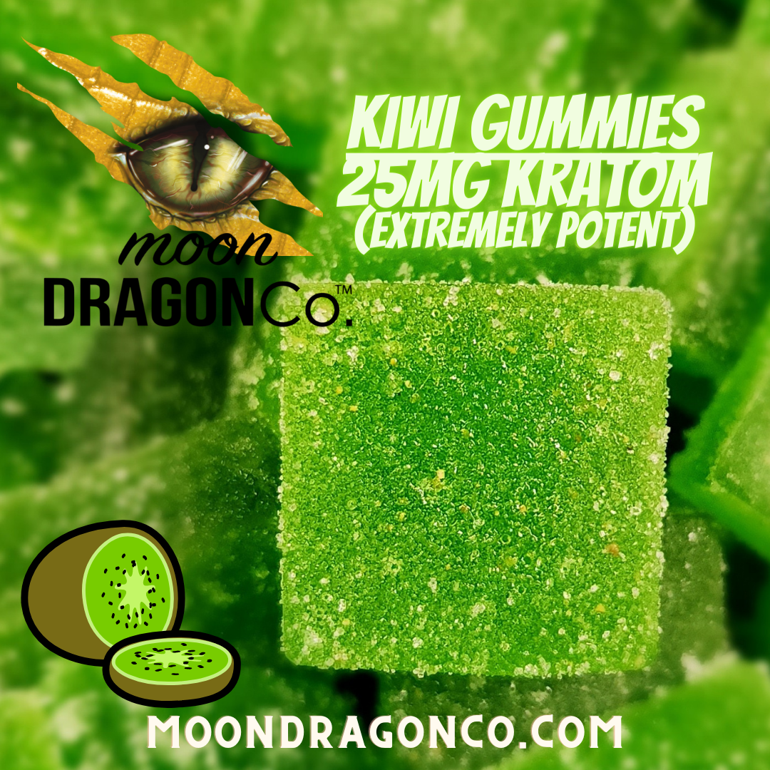 Moon Dragon 300MIT Kiwi Kratom Gummies