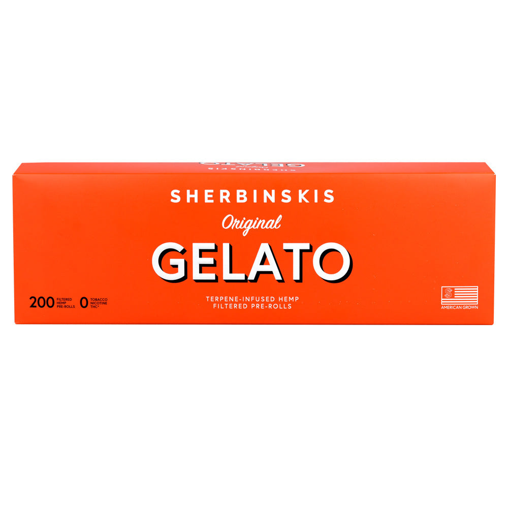 Sherbinski's Hemp Cigarettes - Gelato 1 CARTON