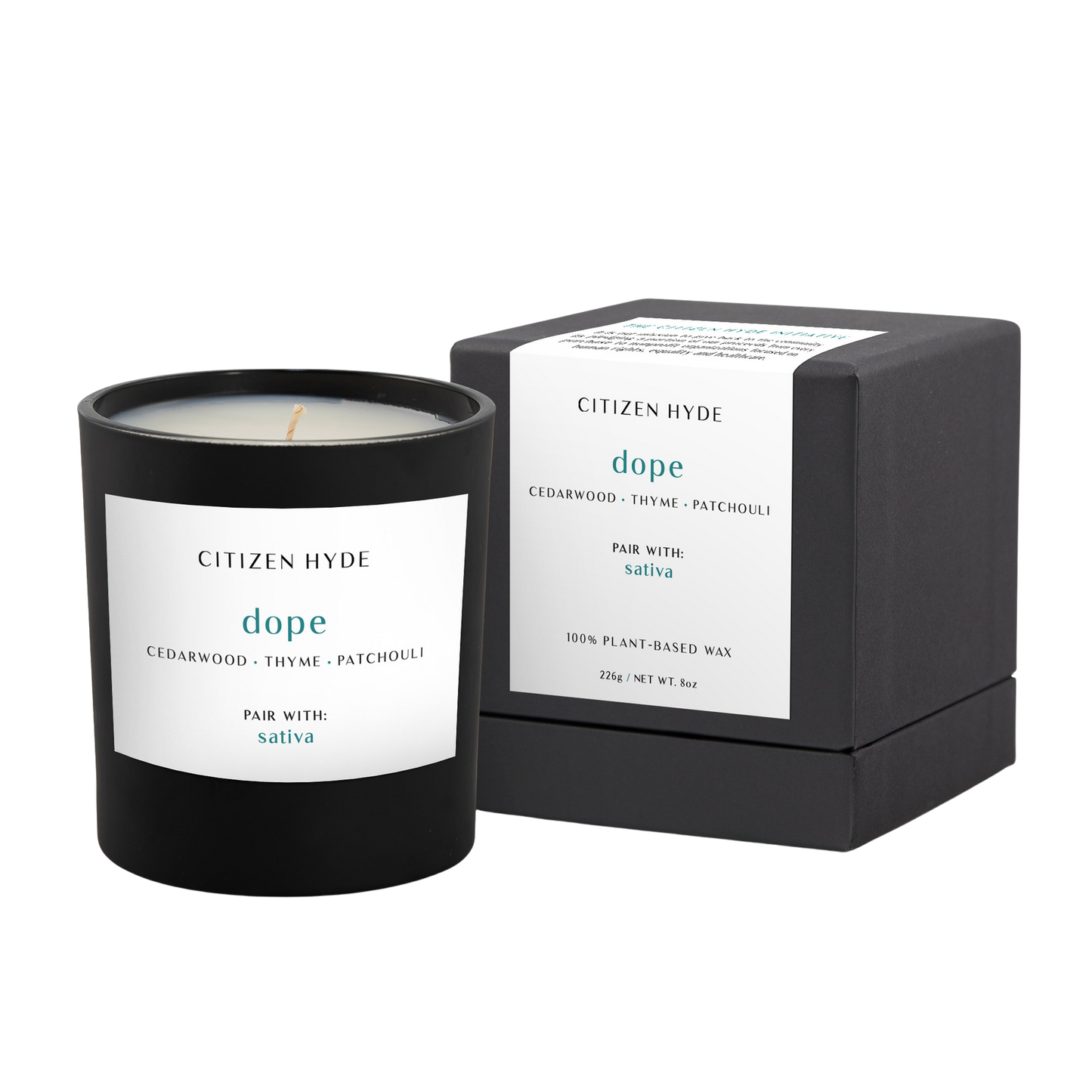 dope Citizen Hyde Candle, pair with sativa