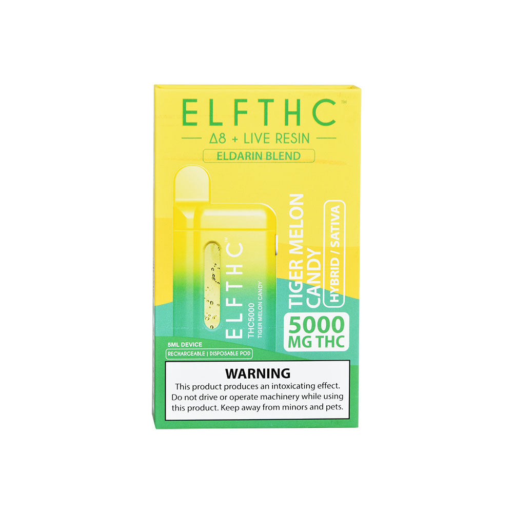 ELFTHC Eldarin Blend D8 + Live Resin Disposable | 5mL | 5pc Display