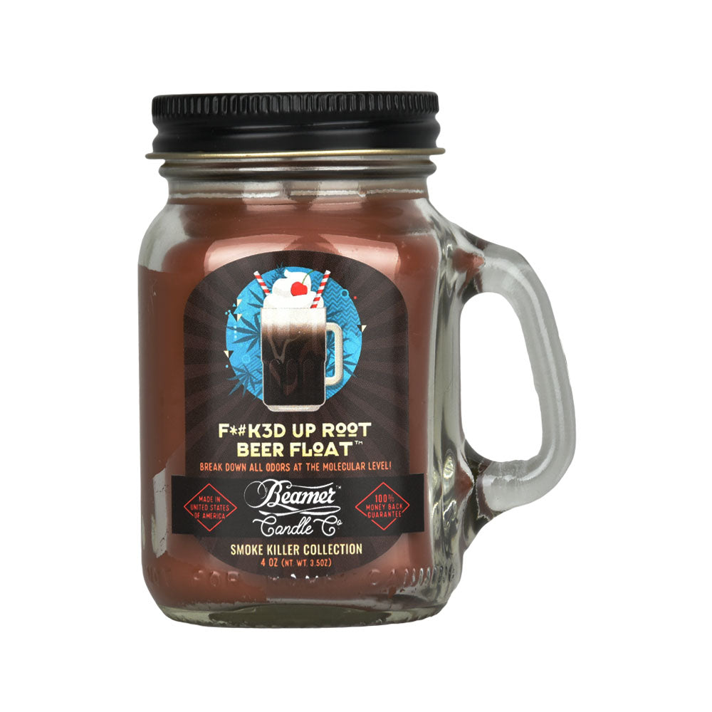 Beamer Candle Co. Mason Jar Candle | F*#K3D Up Root Beer Float