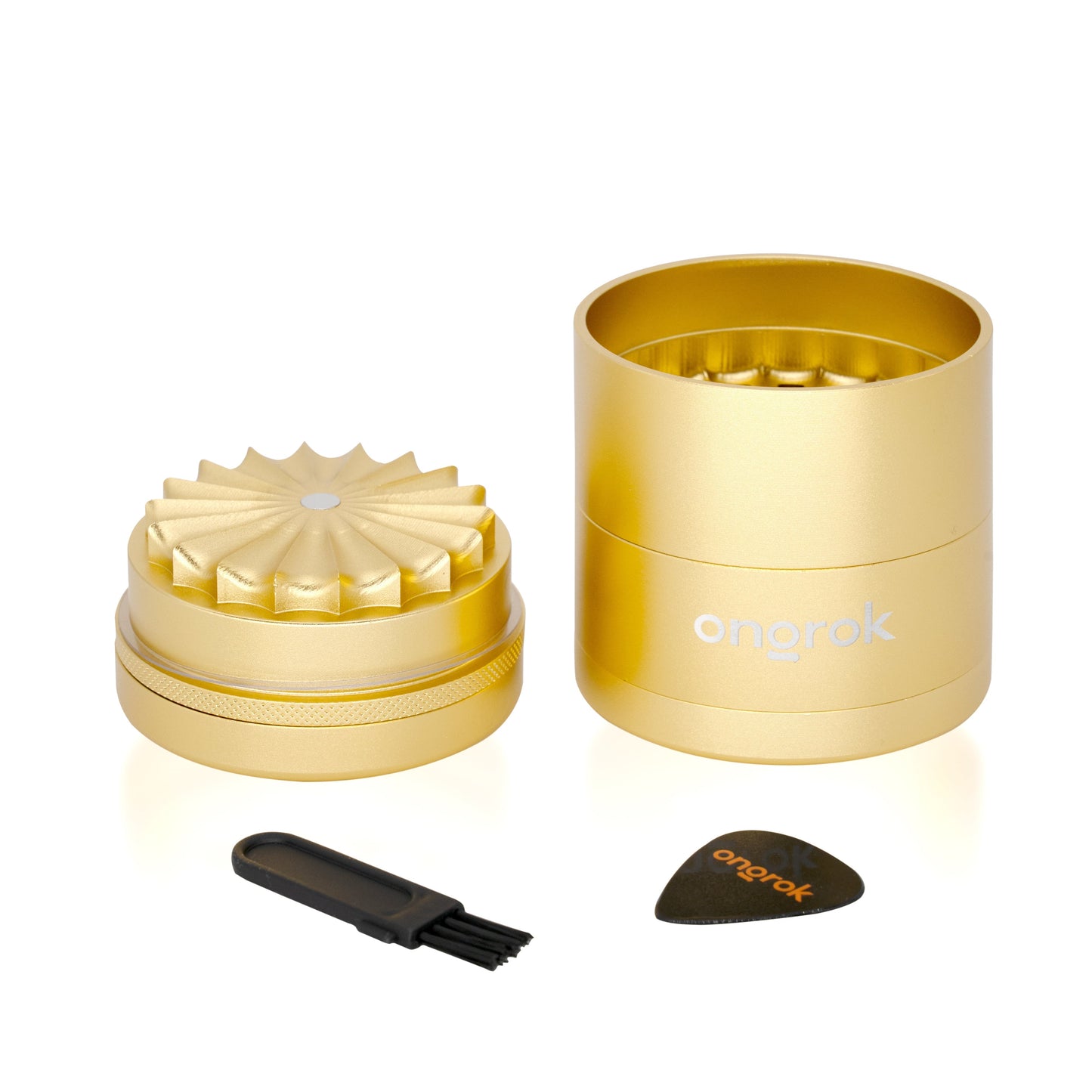 Ongrok 5 Pc Flower Tooth Storage Grinder