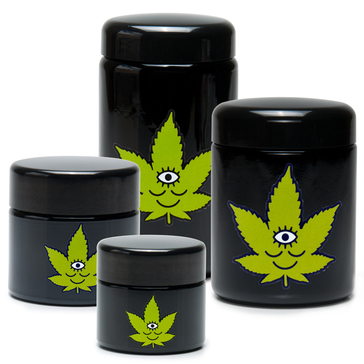 JR992 420 Science x Wokeface UV Screw Top Jar - Toke Face