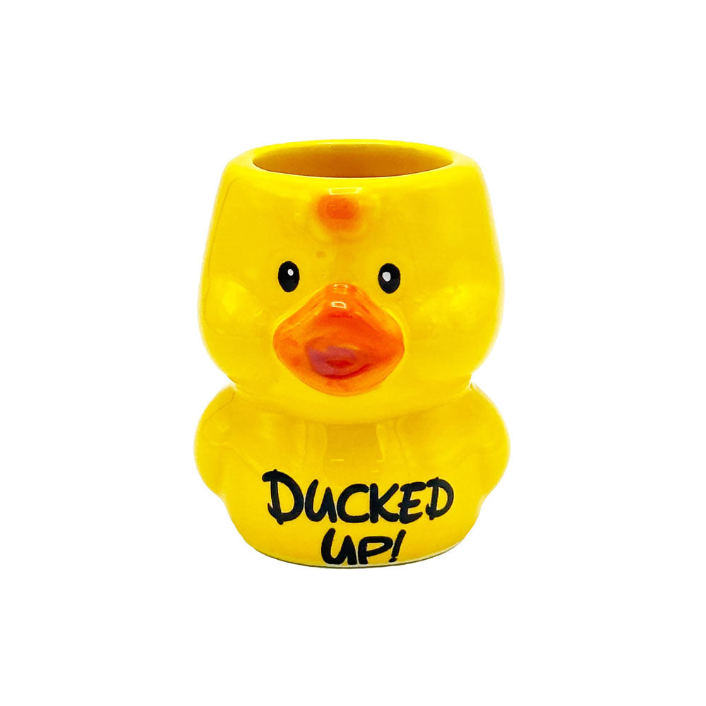 Ducked Up Ceramic Shot Glass - 2oz