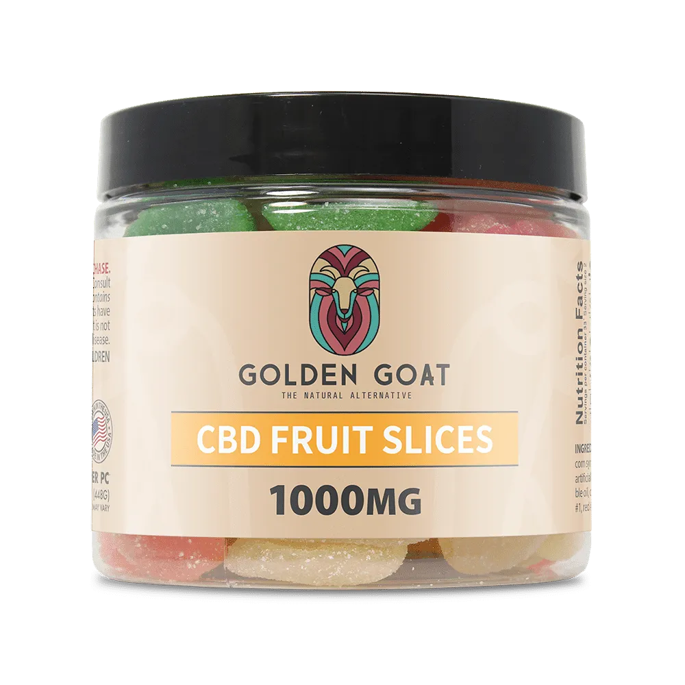 CBD Gummies 1000MG - Fruit Slices