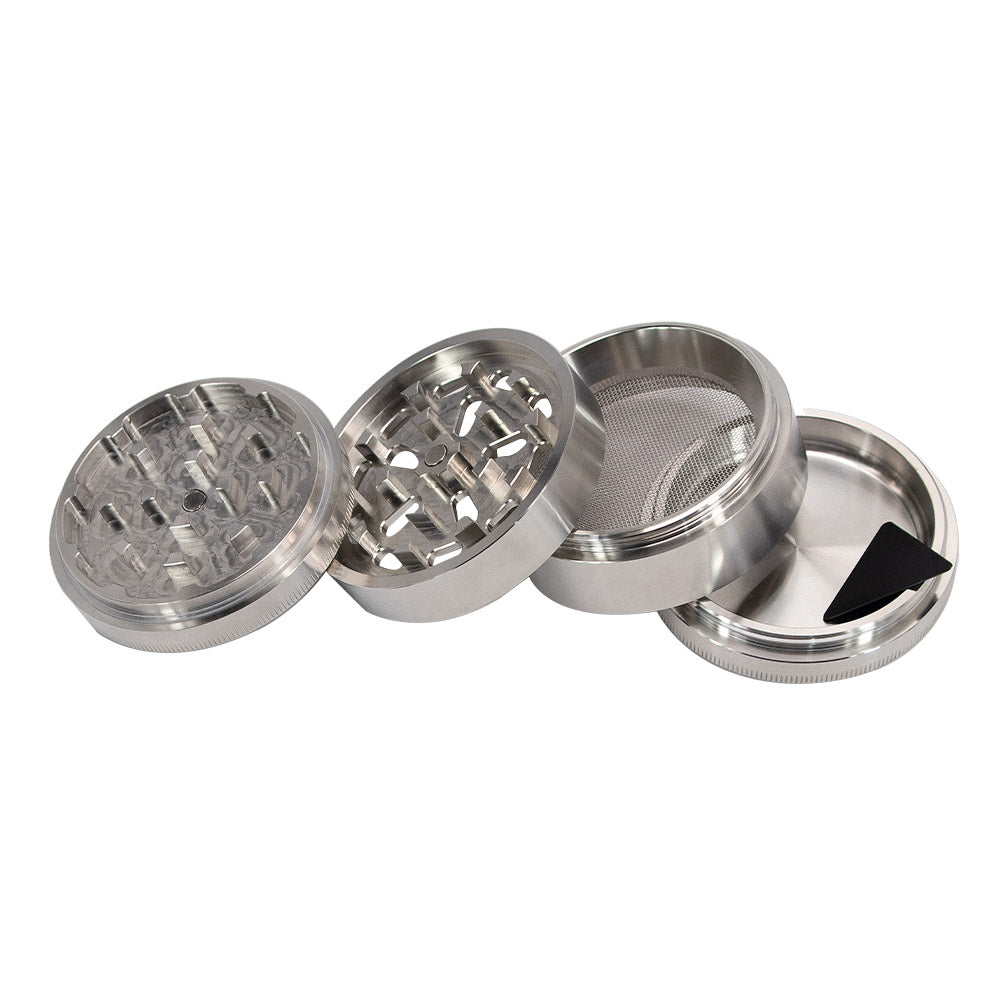 ZAM Stainless Steel 4 Piece Grinder