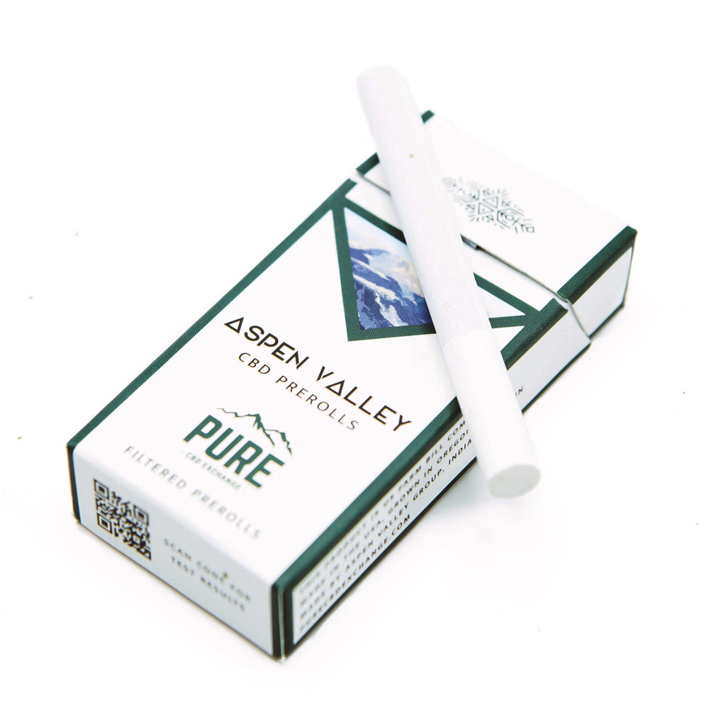 Aspen Valley CBD Hemp Filtered Pre-rolls 1 CARTON