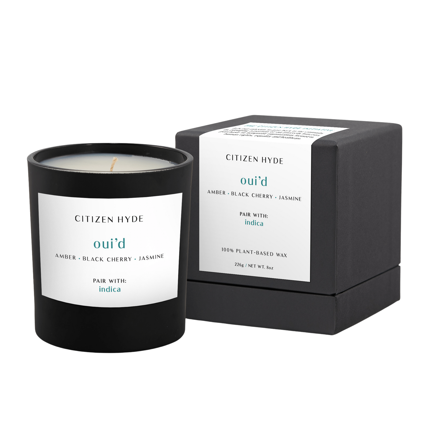 oui'd Citizen Hyde Candle - Pair with indica