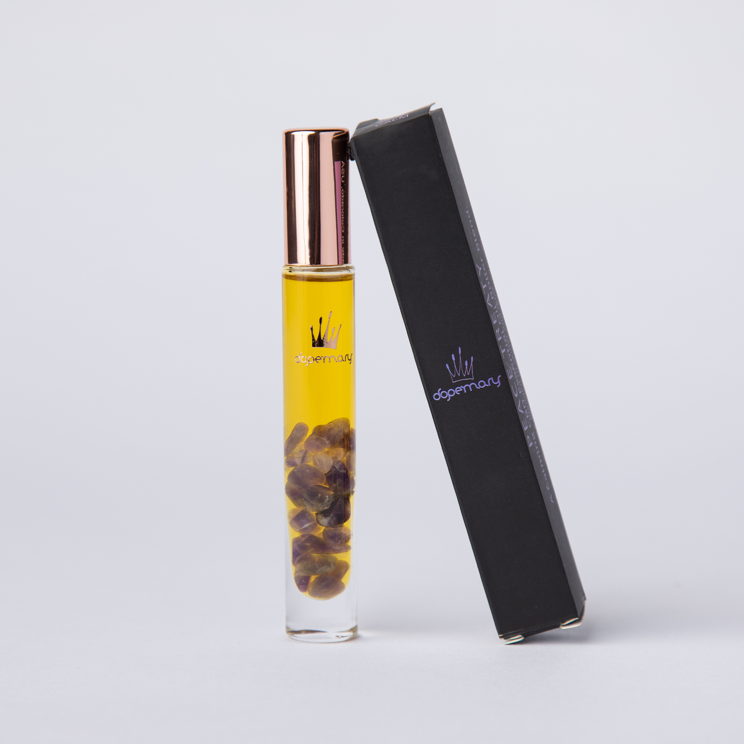 "CALM" CBD Oil & Amethyst Crystal Roll-On