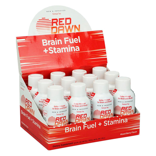 12PC DISPLAY - Red Dawn Extra Mood Enhancement Shot - 2oz