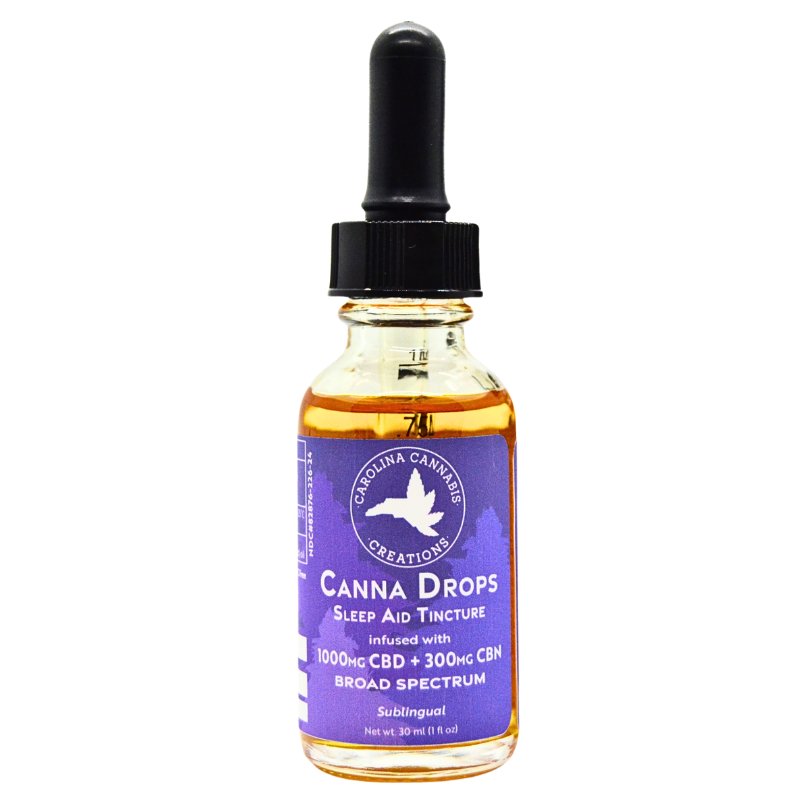 Canna Drops Sleep Aid CBD+CBN Tincture - Peppermint