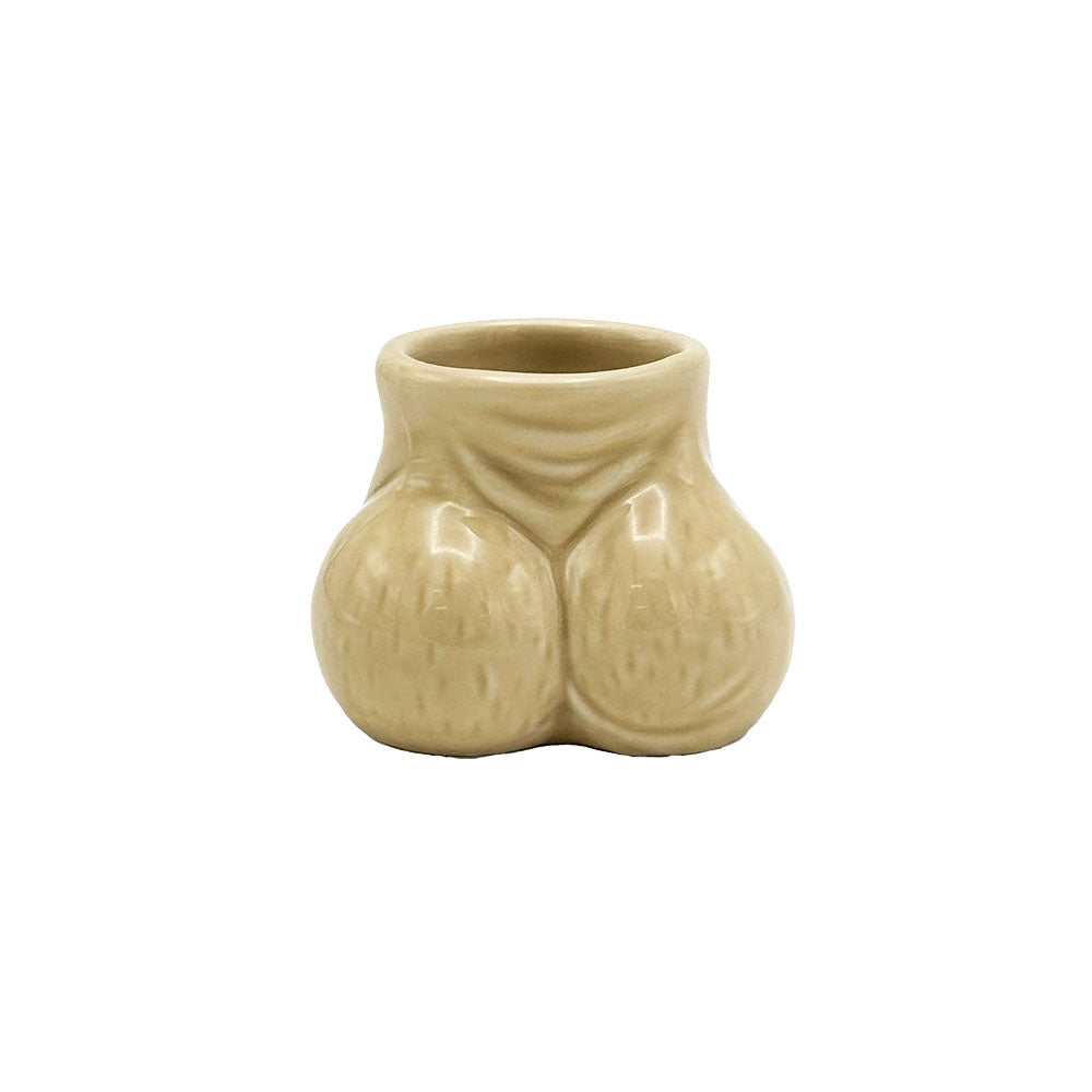 Lets Get Nuts Ceramic Shot Glass - 2oz