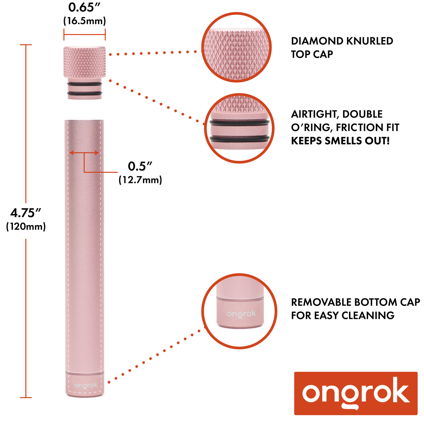 Ongrok Premium Storage Tube | Single