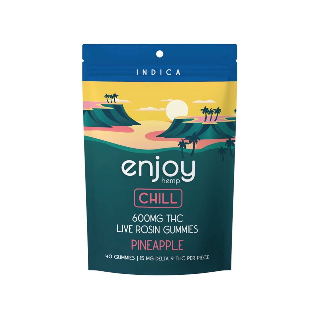 Enjoy: Live Rosin Chill THC Gummies 600mg