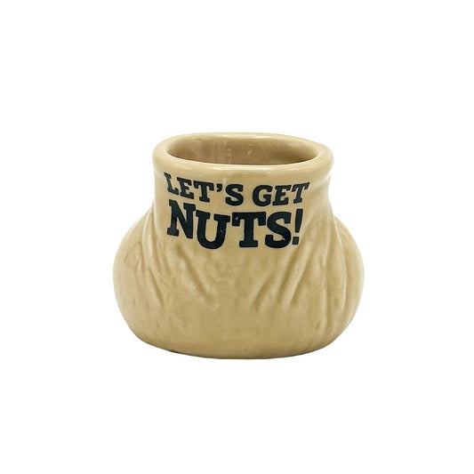 Lets Get Nuts Ceramic Shot Glass - 2oz