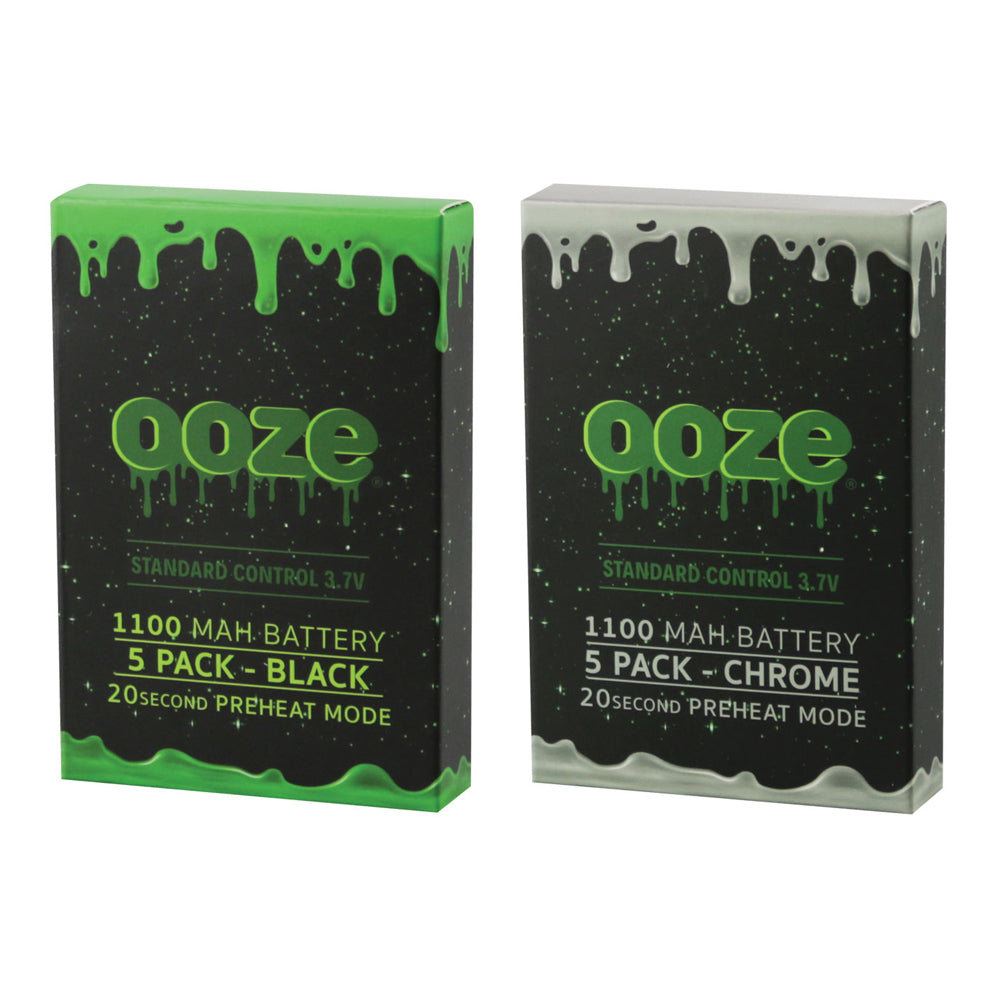 5PK - Ooze Standard Batteries - 4" / 1100mAh