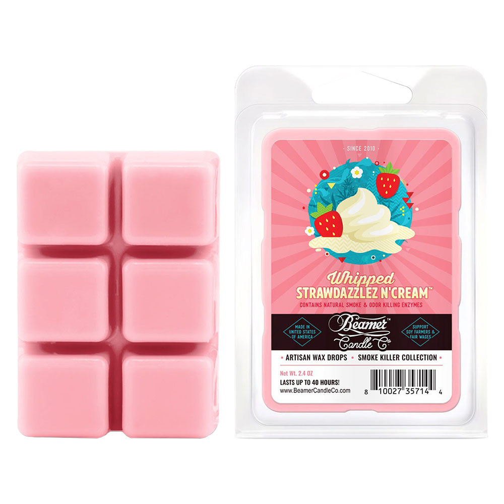 Beamer Candle Co. Artisan Wax Drops | Whipped Strawdazzlez N' Cream | 2.4oz | 12pc Display