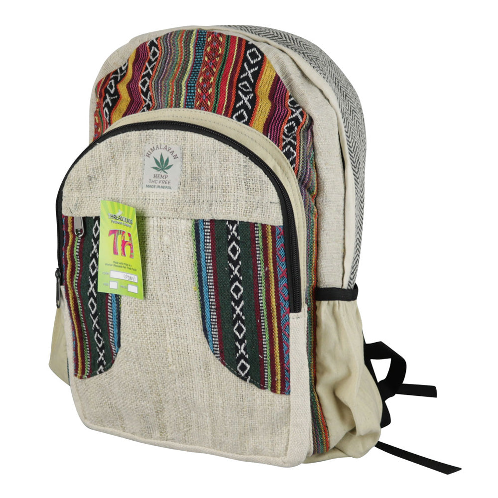 ThreadHeads Hemp 2 Zipper Backpack