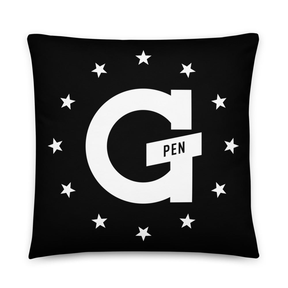 G Pen Throw Pillow