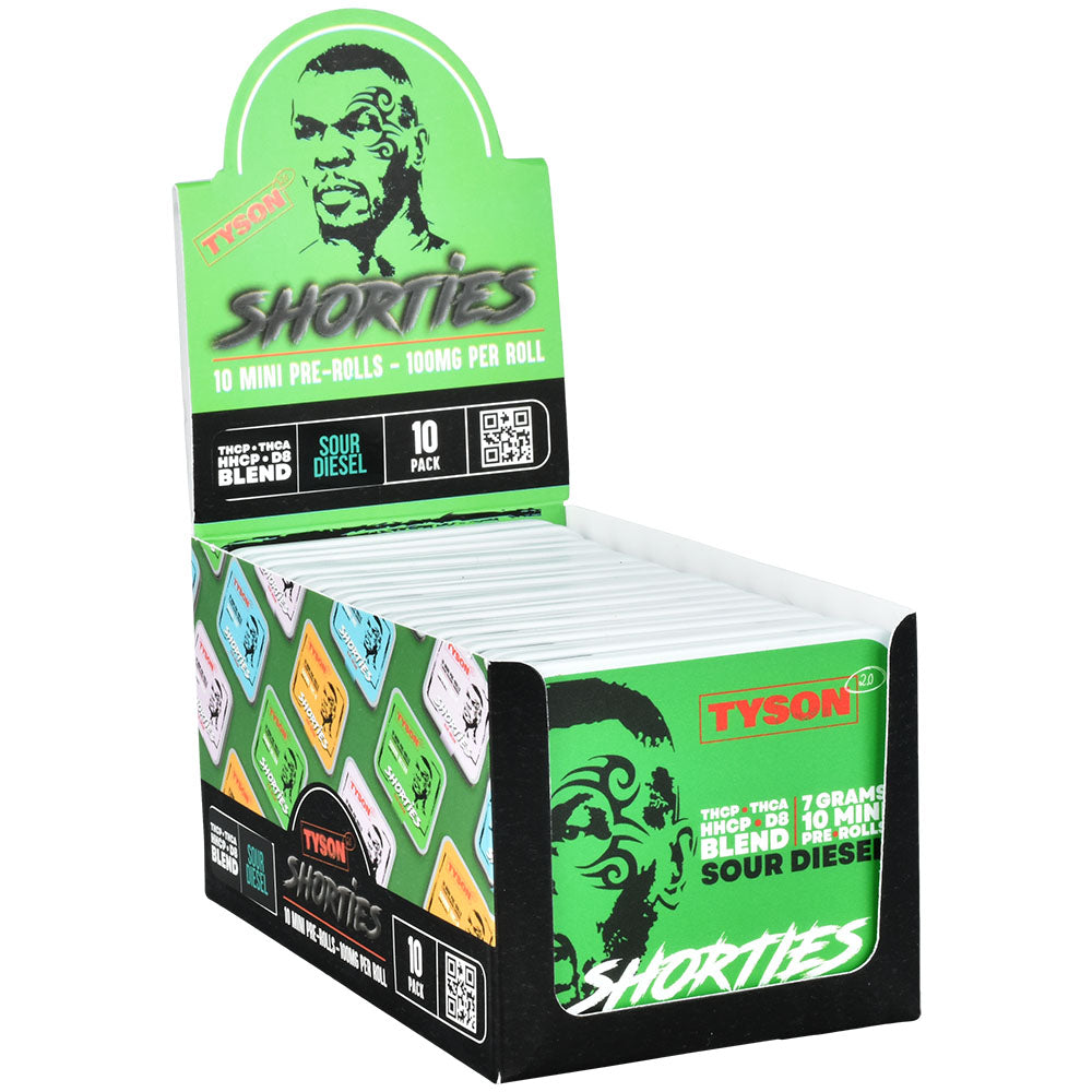 TYSON 2.0 Shorties D8 Mini Pre-Rolls | 7g | 10pk | 10pc Display