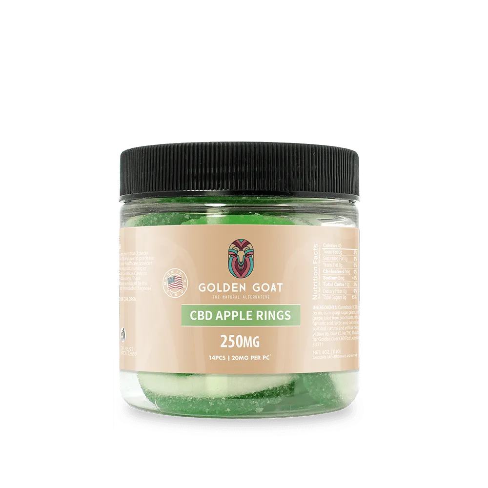 CBD Gummies 250MG - Apple Rings