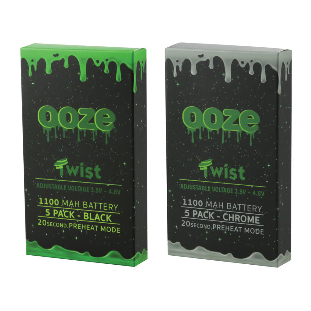 5PK - Ooze Adjustable Twist Batteries - 5" / 1100mAh