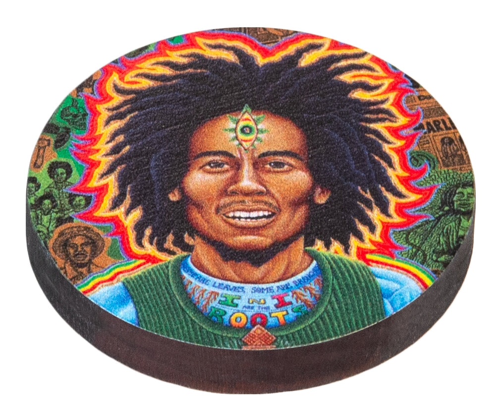 Starz Puzzles: Monia Lisa & Bob Marley 15" x 15" Checkerboard Set.