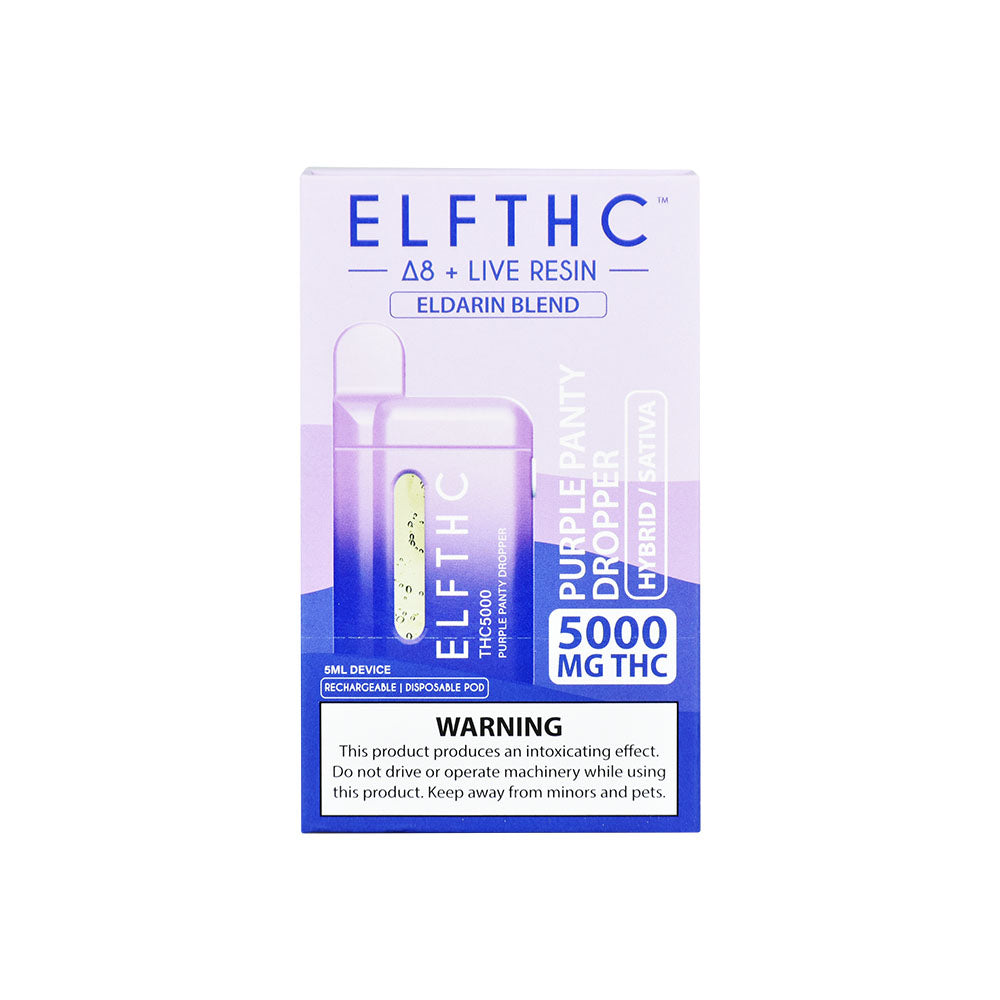 ELFTHC Eldarin Blend D8 + Live Resin Disposable | 5mL | 5pc Display