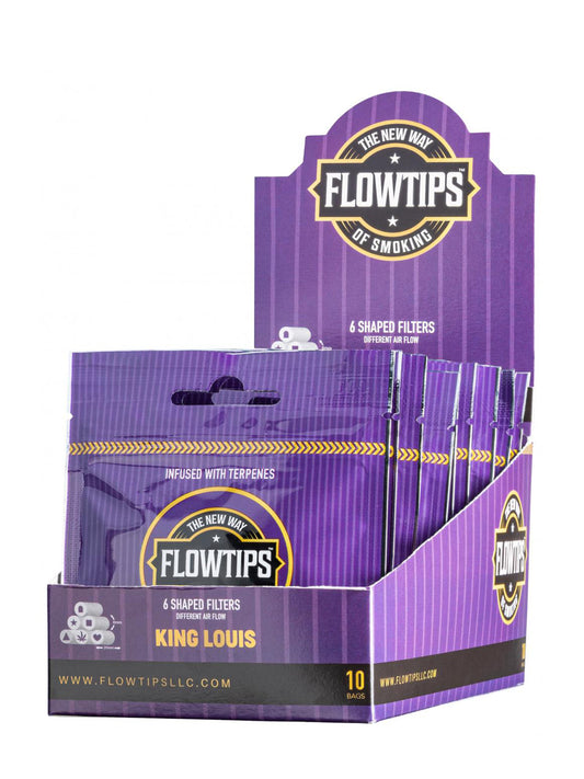 FLOWTIPS ® KING LOUIS TERPENE FILTER TIPS (10-PACK)