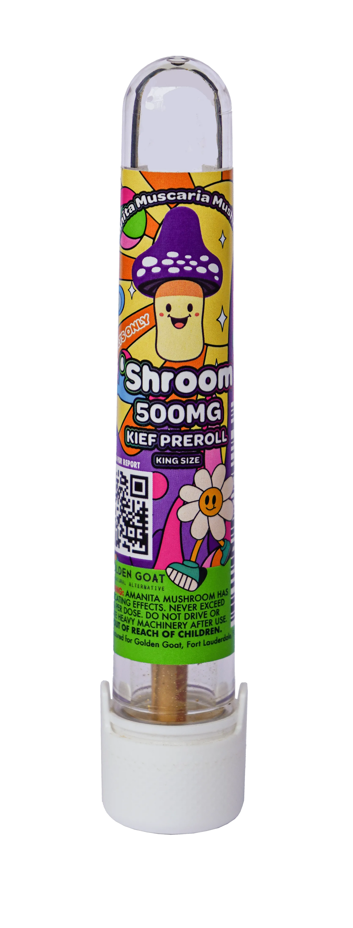 SHROOM – 500mg – Kief Preroll – KING SIZE