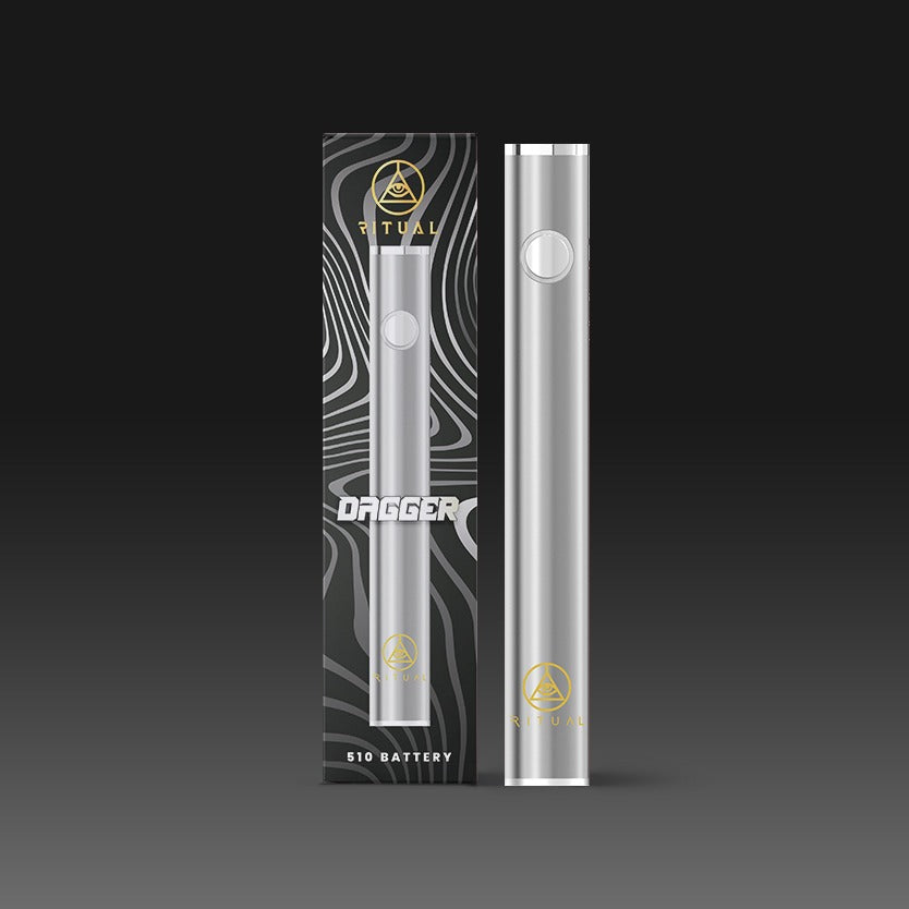 Ritual | Dagger 510 Variable Voltage Pen Battery - Silver