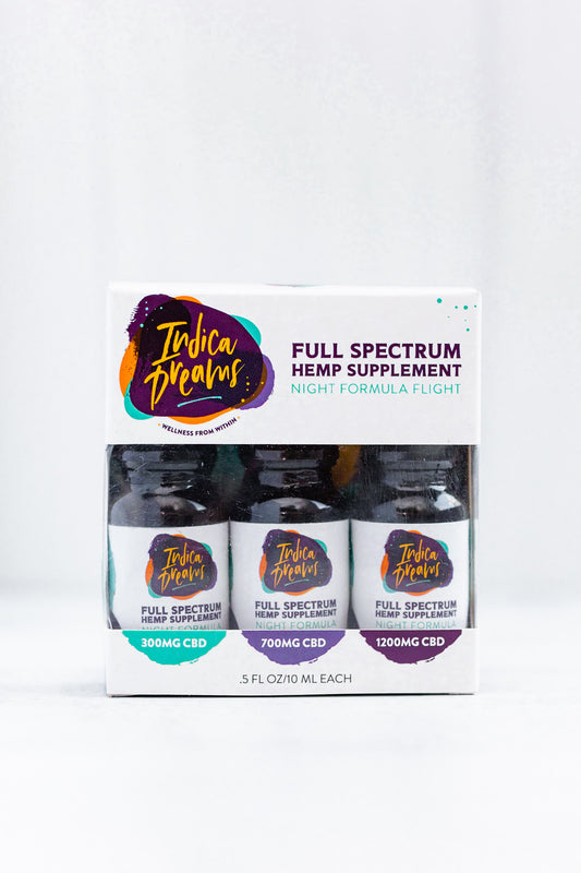 Full Spectrum CBD Oil Trio Sampler - Night