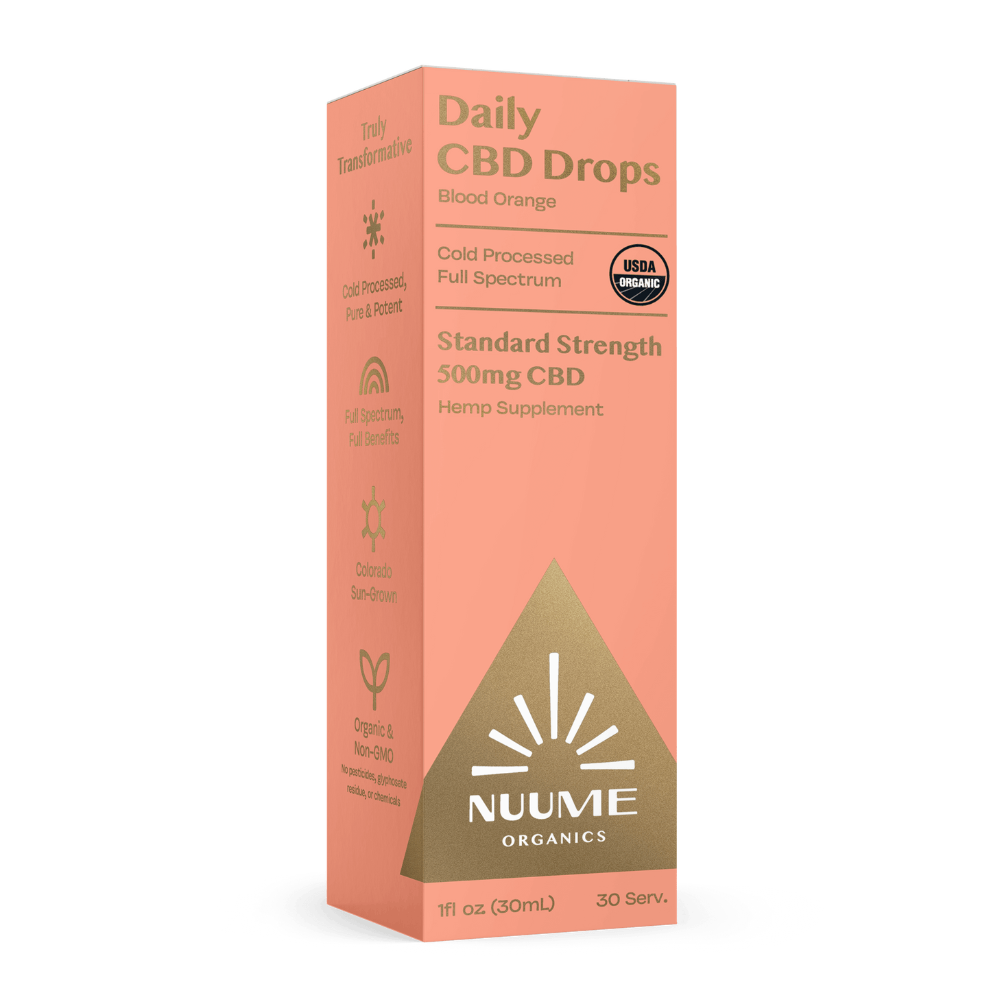 CBD Blood Orange Drops 500mg