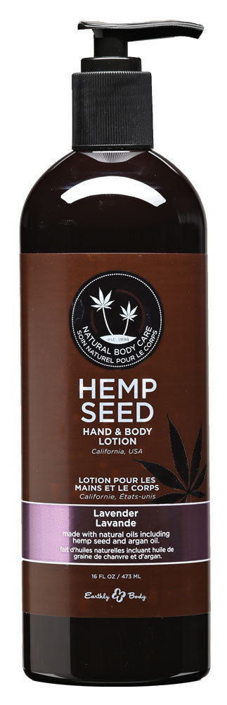 16oz Earthly Body Hemp Seed Hand & Body Lotion