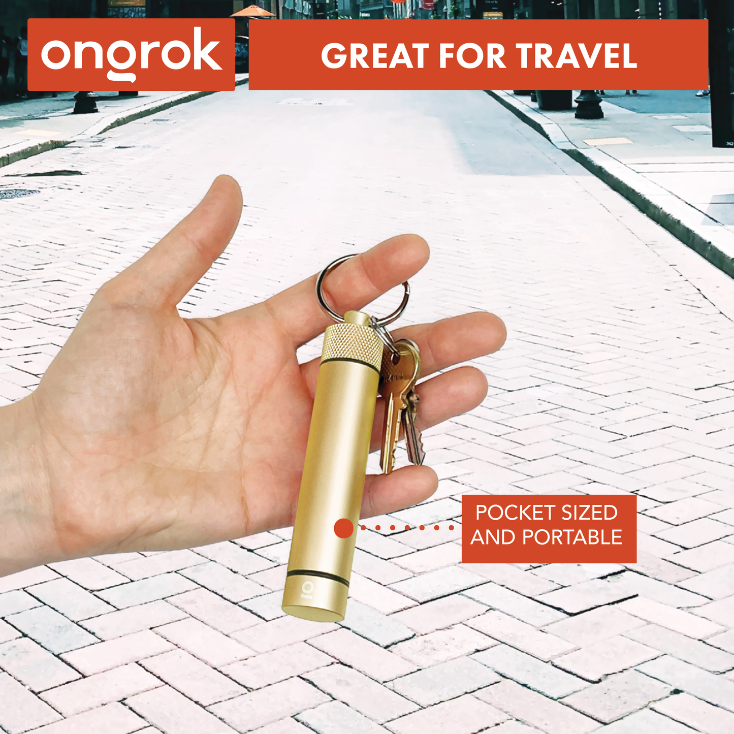 Ongrok Aluminum Storage Keychain