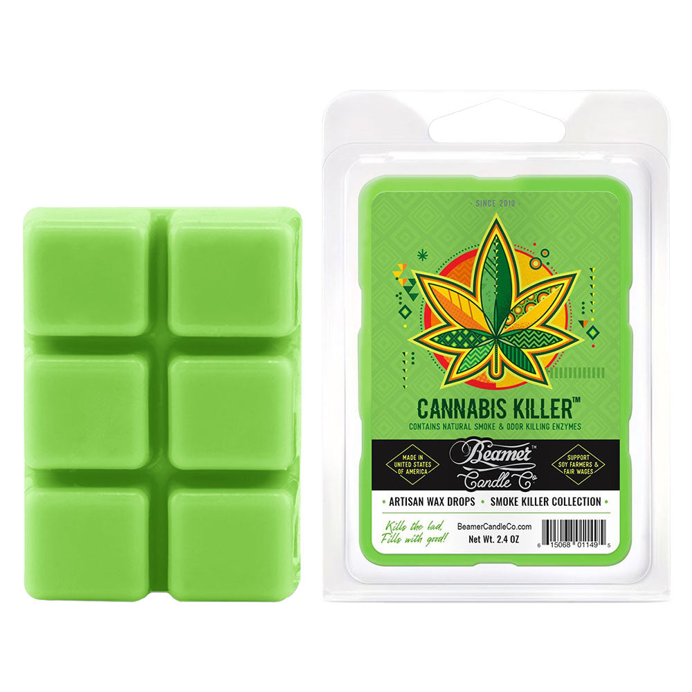 Beamer Candle Co. Artisan Wax Drops | Cannabis Killer | 2.4oz | 12pc Display