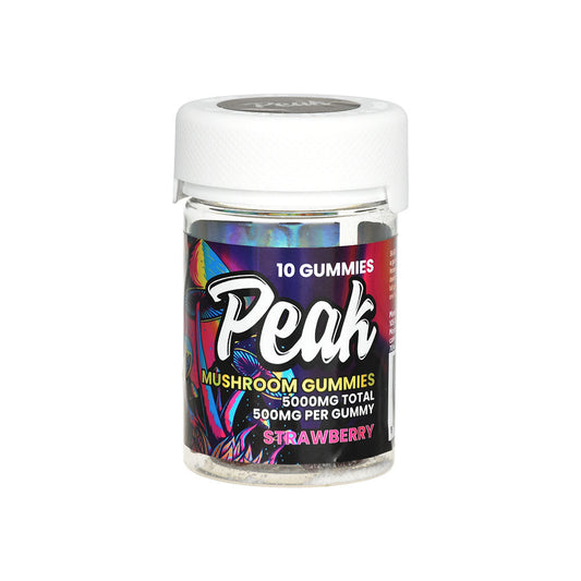 Peak Muscimol Mushroom Gummies - 10pc / 5000mg