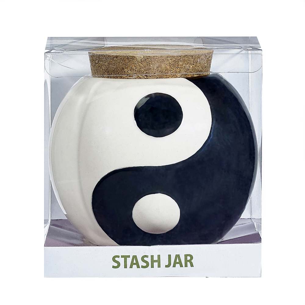 YIN-YANG STASH JAR