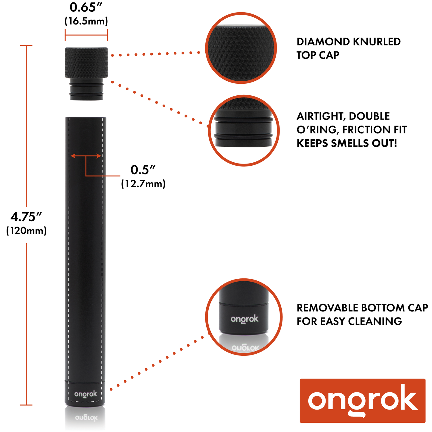 Ongrok Premium Storage Tube | Single