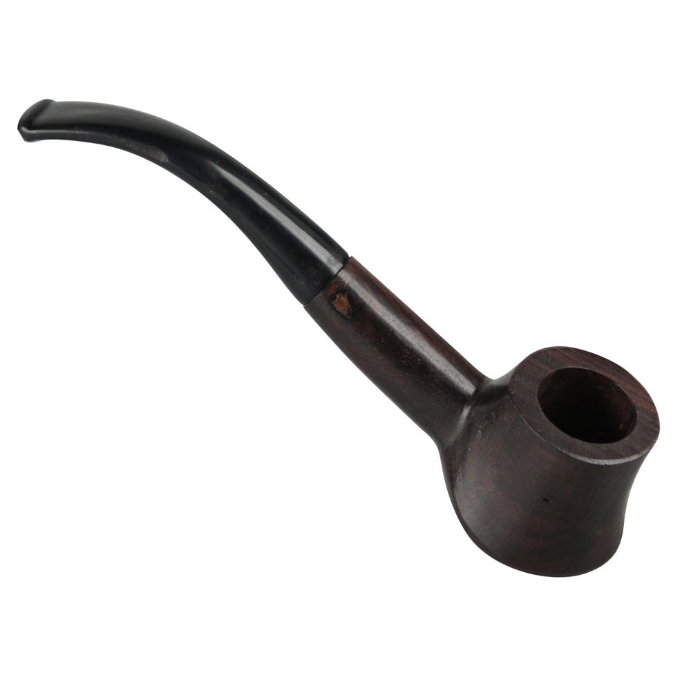 Wood Half Bent Style Hand Pipe