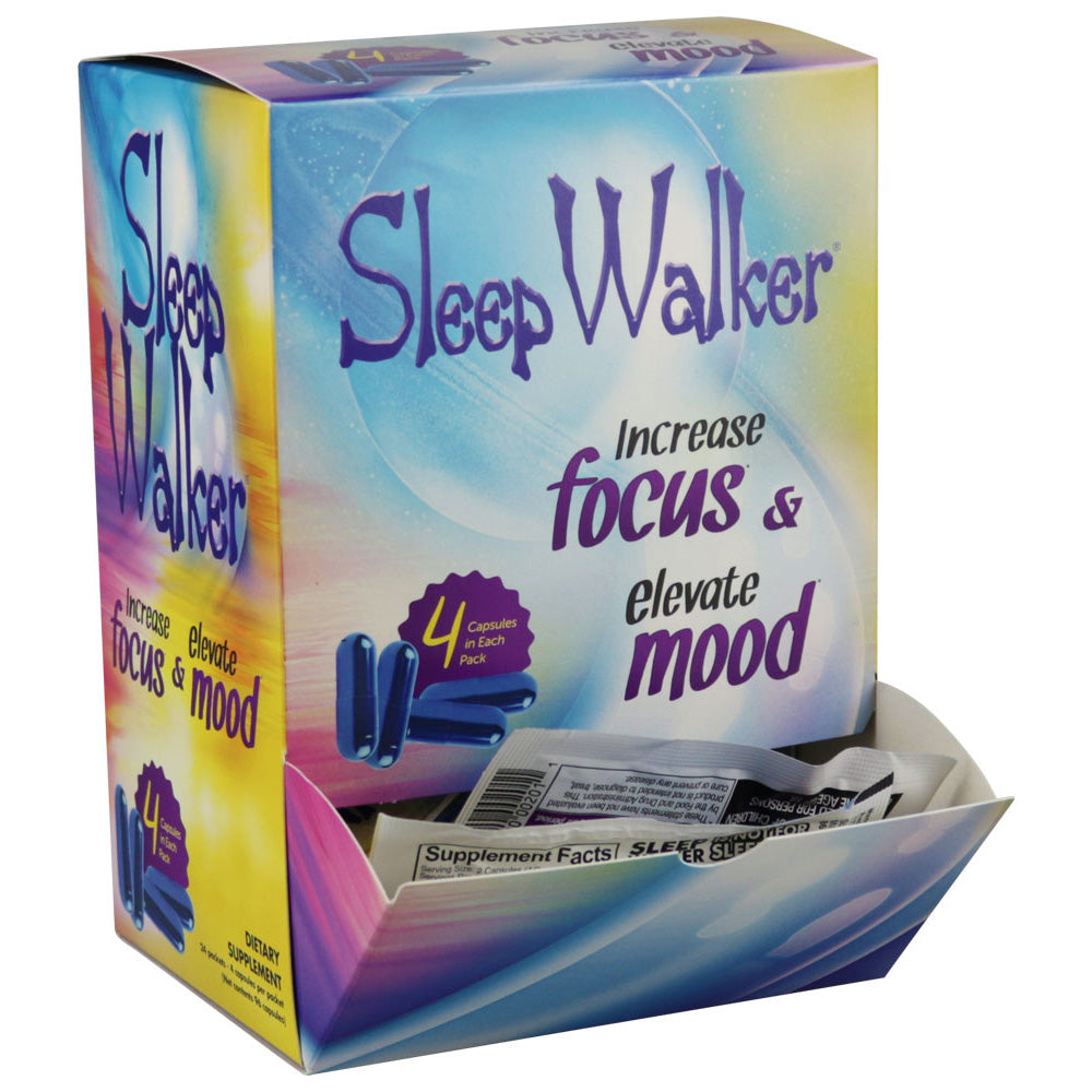 12PC DISPLAY - Red Dawn Sleep Walker Pill - 4pk