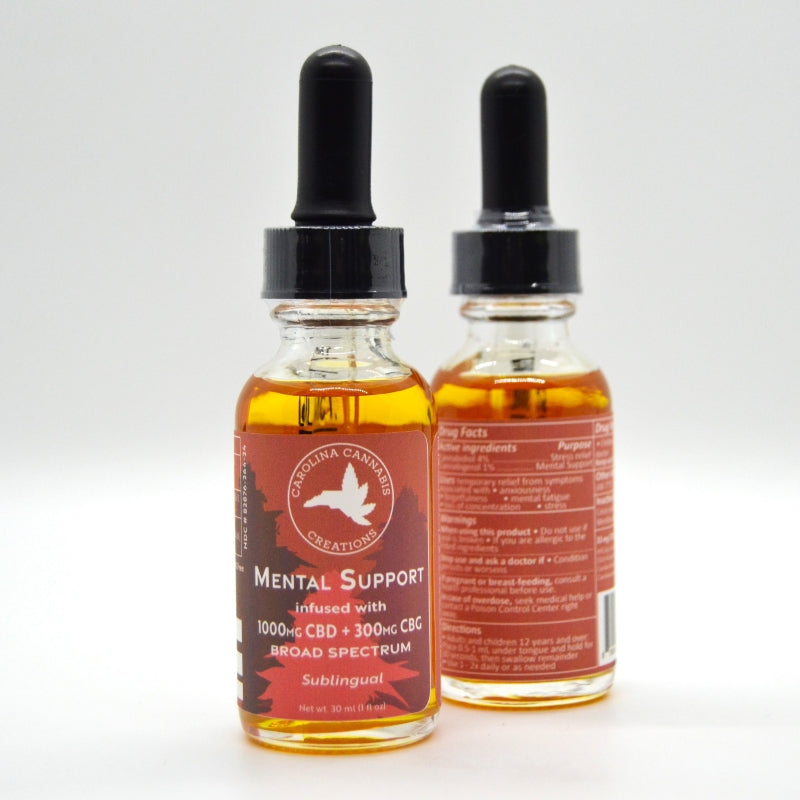 Canna Drops CBG Mental Support tincture - Carolina Cannabis Creations