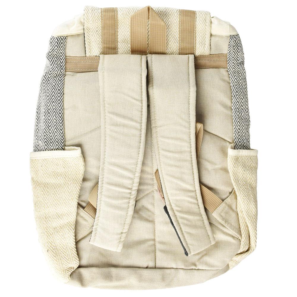 ThreadHeads Hemp Herringbone Buckle Backpack